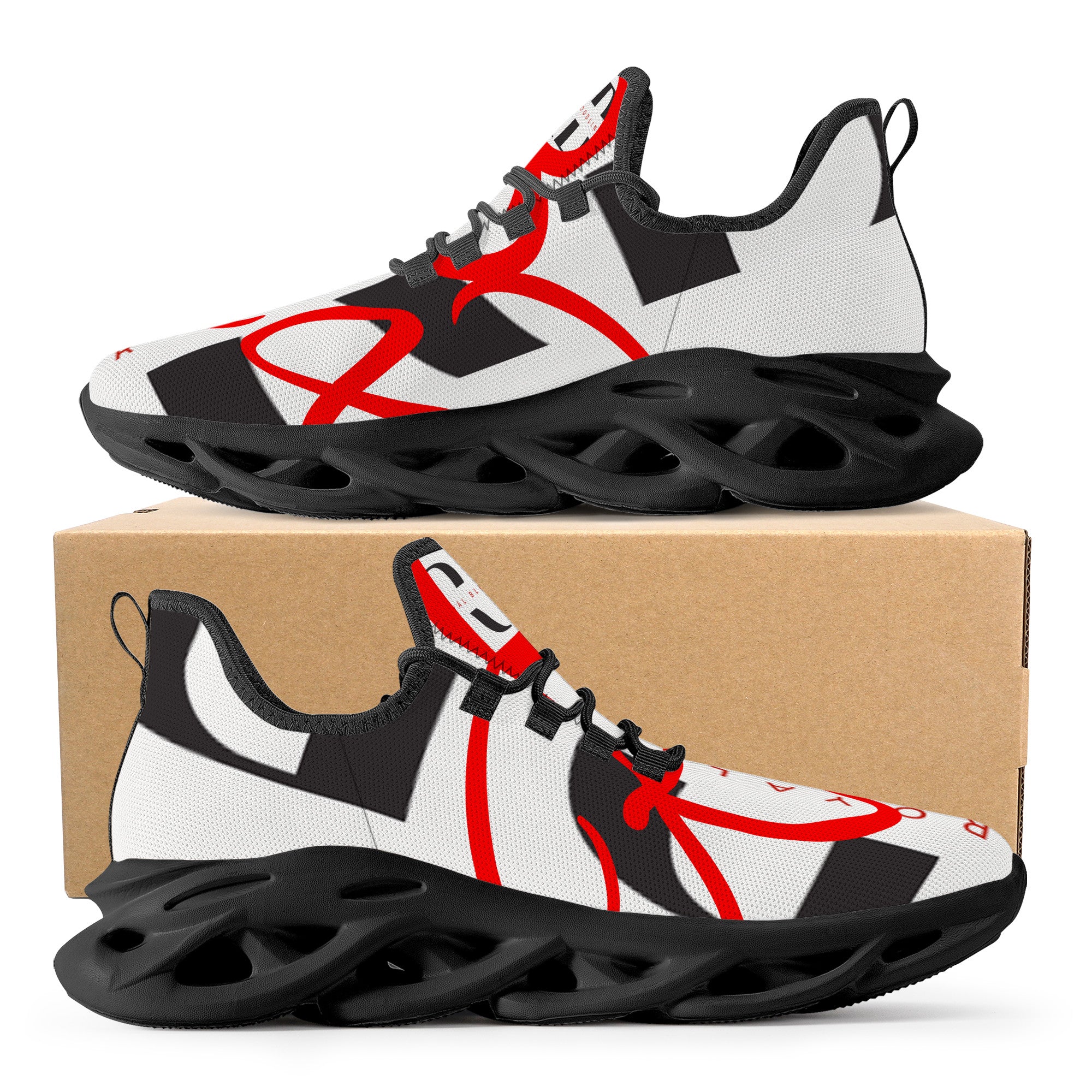 Ricardo Nettles V4 | Custom Print Flex Control Sneaker - Black - Shoe Zero