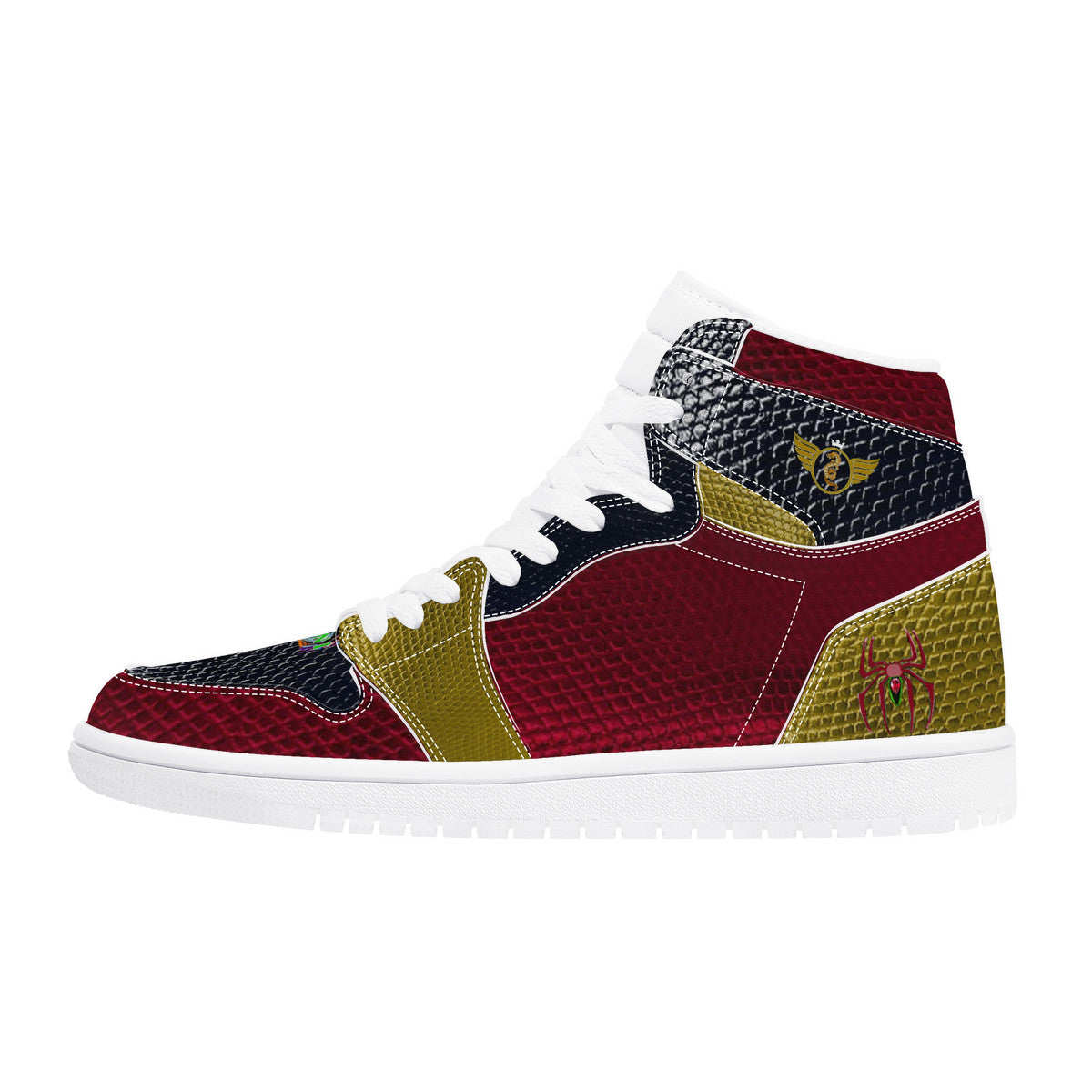 Majestic Series - Gold, Red and Black Print | Vision 1 Collection | Low Top Sneaker - Designed Shoe Drop - Shoe Zero