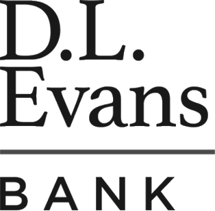 D.L. Evans Bank logo — custom shoe client