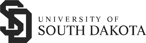 University of South Dakota logo — custom shoe client