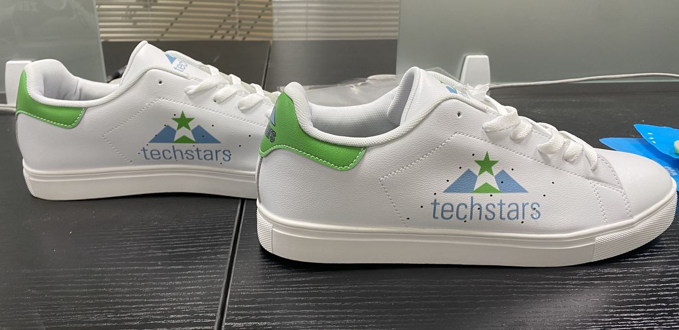 Tech Stars branded shoes