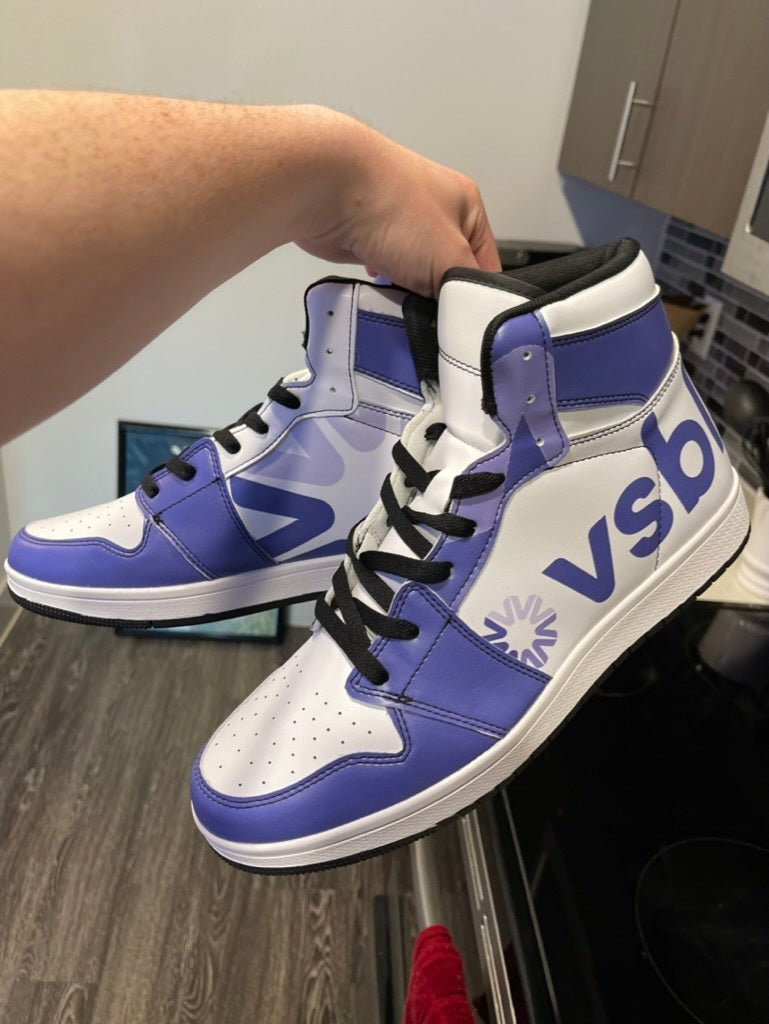 Custom VSB high-top sneakers